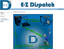 Tablet Screenshot of ezdispatch.com